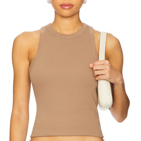 SoldOut NYC The Not So Basic Tank Tan - Picture 1 of 3